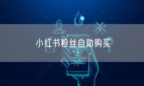 小红书粉丝自助购买