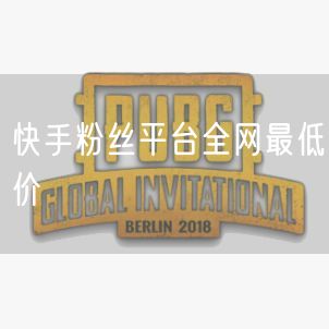 快手粉丝平台全网最低价