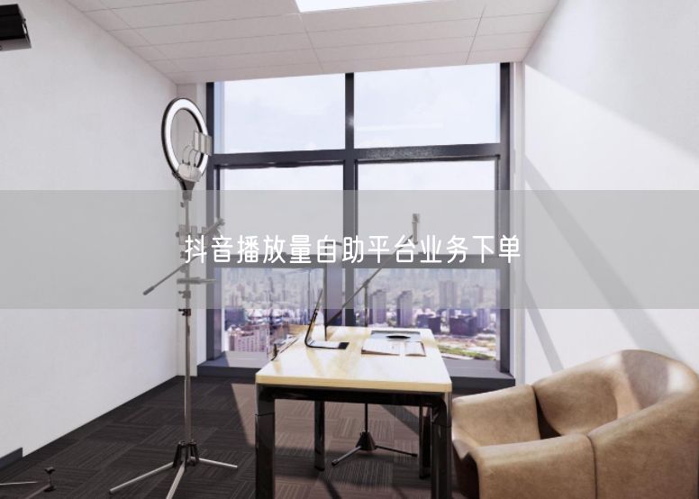 抖音播放量自助平台业务下单