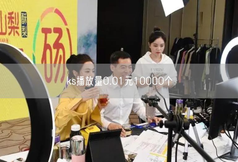 ks播放量0.01元10000个