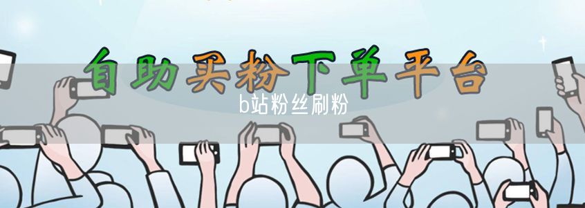 b站粉丝刷粉