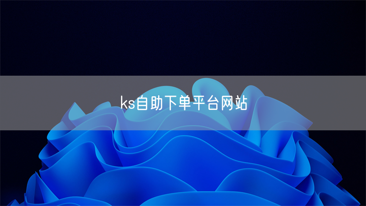 ks自助下单平台网站
